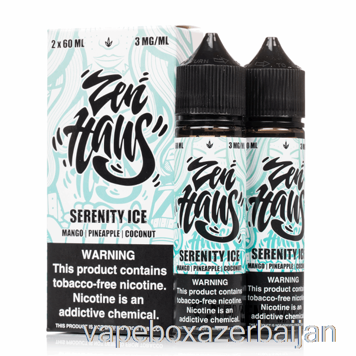 Vape Box Azerbaijan Serenity ICE - Zen Haus - 120mL 0mg